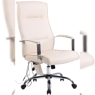 CLP Portland mit Massagefunktion Kunstleder creme