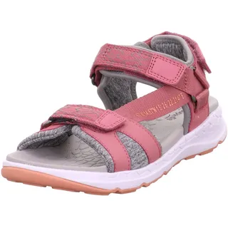 superfit Mädchen Criss Cross Sandale, Pink Orange 5500, 31 EU