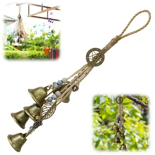 Hexenglocken Garten Windspiel windspiele für draußen hängend Windspiel Metall Segen Glocke klangspiel Garten für drinnen und draußen Veranda Garten Fensterdekoration Terrasse und Heimdekoration
