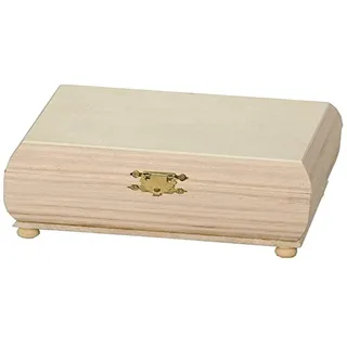Artemio VICBTR Schmuckkästchen Paulownia, Holz, Beige, 18 x 9 x 9 cm