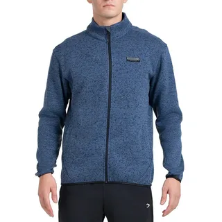 John Smith Eximi Fleece Mit Durchgehendem Reißverschluss - Azul Abyss Two-Tone Fabric - L