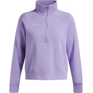Under Armour Rival Fleece Half Zip purple white (538-100) S