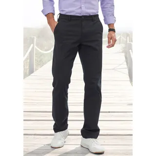 H.I.S. H.I.S Chinohose »regular-fit« lange Hose, aus elastischer Baumwoll-Qualität, schwarz,
