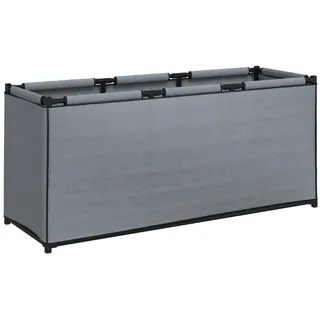 vidaXL Kleintierkäfig Grau 105x34,5x45 cm Stoff