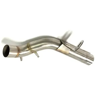 Gpr Exclusive Bmw F 850 Gs/adventure 18-20 Katalysator-ersatzrohr - Brushed Stainless Steel - One Size