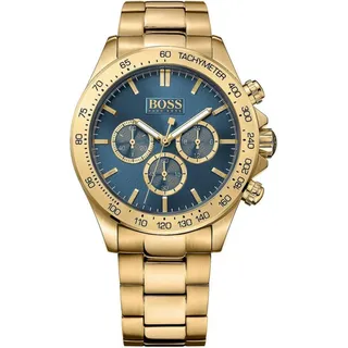 Hugo Boss Herrenuhr 1513340 - Ikon (Zh004A) - Gold, Blau