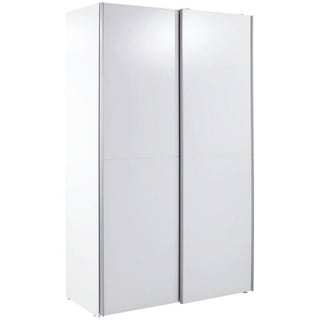 SchlafKONTOR Fast Kleiderschrank Holzwerkstoff Dekorfolie 2 Türen 125x195x38 cm