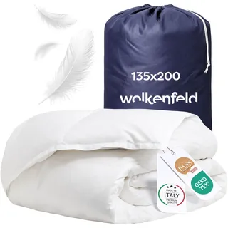 Wolkenfeld Daunenbettdecke »Winterbettdecke Daunendecke Anti-Milben, Hypoallergen, Waschbar« extrawarm 1 Stk. tlg. 135x200, 155x220, 200x200, 220x240 Gänsedaunen & Federn 500 g/m2
