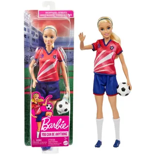 Barbie Fußballspielerin Puppe