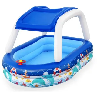 BESTWAY Sea Captain Baby-Pool 213 x 155 x 132 cm (282L)
