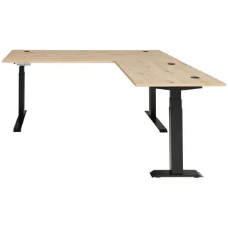 Innostyle Eckschreibtisch Memphis Artisan Eiche / Graphit