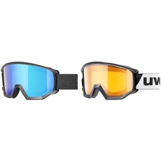 uvex athletic CV - Skibrille für Damen und Herren - konstraststeigernd - vergrößertes & athletic LGL - Skibrille für Damen und Herren - konstrastverstärkend - vergrößertes