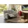 3-Sitzer HOME AFFAIRE "LANNOY, manuelle o. elelektrische Relaxfunktion in 2 Sitzen, USB A/C", grau (hellgrau), B:201cm H:96cm T:94cm, Sofas, 3-Sitzer, Liegefunktion (105-150), Reclinersofa, Webstoff, Federkern