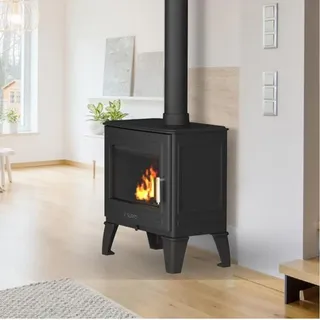 8,7 kw schwarzer holzofen Supra FR9016210B - Schwarz