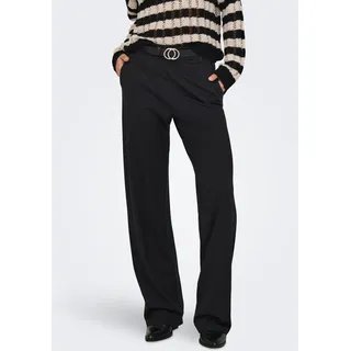 Only ONLPOPTRASH LIFE MW Straight Pant Hosen Schwarz XS 34