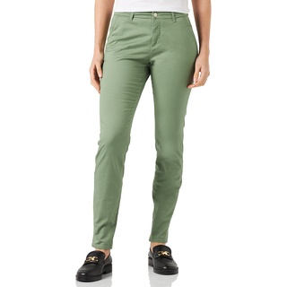 ONLY Damen Onlparis Reg Chino Pant Pnt Noos Hose, Hedge Green, 40W / 32L EU