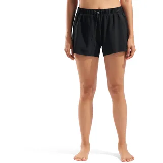 Shorts ARENA "W ARENA EVO SHORT SOLID", Damen, Gr. XS, N-Gr, schwarz, Obermaterial: 90% Polyester, 10% Elasthan, Hosen Shorts