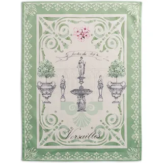 Maison d' Hermine Jardin Du Roy 100% Baumwolle Set von 2 Multi-Purpose Küchenhandtuch | Bar Handtücher | Frühling/Sommer (50 cm X 70 cm)