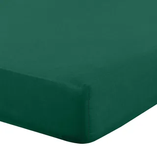 Eurofirany Spannbettlaken Baumwolle 160 x 200 cm grün