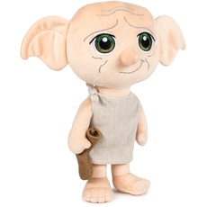 Famosa Softies - Dobby der Elf mit Sound aus dem Film Harry Potter Größe 30 cm, weiche und kuschelige Textur, als Geschenk für Fans oder Jungen und Mädchen jeden Alters (760022313)