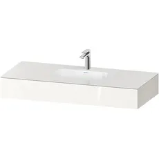 Duravit Qatego Einbauwaschtisch mit Konsole, 1200x550x170mm, QA46920, Farbe: Weiß Hochglanz