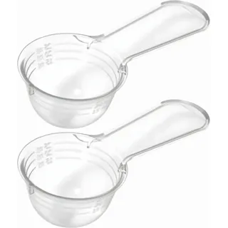 Novaliv 2x Messlöffel 30g robuster Kunststoff Germany präzise Dosierung von Pulvern und Flüssigkeiten für Küche Fitness Haushalt Perfekt für Tee Pulver Waschpulver Scoop Dosierhilfe