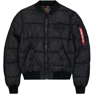 Alpha Industries Ma-1 Puffer Bomberjacke Black 2XL