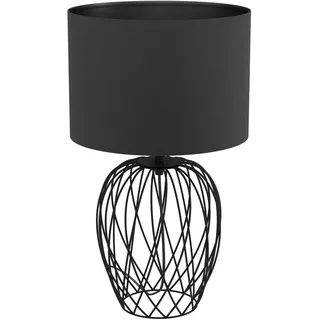 EGLO Tischleuchte »NIMLET« E27 1 Stk. Tischleuchte in schwarz aus Stahl - exkl. E27 - 40W, schwarz