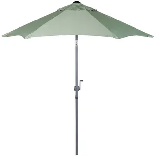 Butlers Sonnenschirm Siesta Ø 180 cm , Grün , Textil , 180x180 cm , Sonnenschutz, Sonnenschirme
