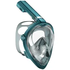Schnorchelmaske Tauchmaske Vollmaske Vollgesichtsmaske Faltbar Anti-Fog CO2-Sicher für Kinder ab 10 Jahre und Erwachsene