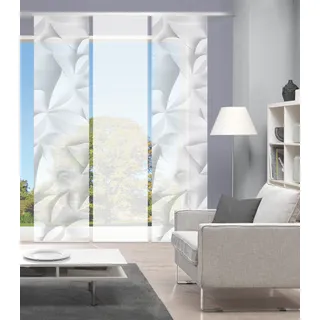 Vision S Schiebevorhang ¦ grau ¦ Synthetik ¦ Maße (cm): B: 60 H: 260