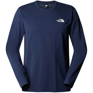 The North Face Simple Dome Langarm-t-shirt - Summit Navy - M