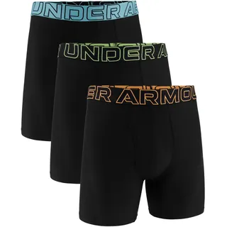 Under Armour Herren Tech Performance Boxershorts im 3er-Pack, 15 cm Beinlänge – atmungsaktiv, feuchtigkeitsableitend, weiches Tragegefühl, ganztägiger Komfort, Blue Haze, XXL