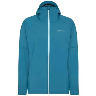 La Sportiva Trail-Laufjacke Run (leicht, wasserabweisend, maximale Bewegungsfreiheit) blau Damen