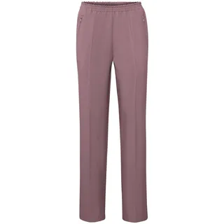 Schlupfhose GOLDNER "Kurzgröße Reiseschlupfhose LOUISA", Damen, Gr. 22, K-Gr, rosa (rosenholz), Obermaterial: 100% Polyester COOLMAX PES(Coolmax)., Hosen Schlupfhose
