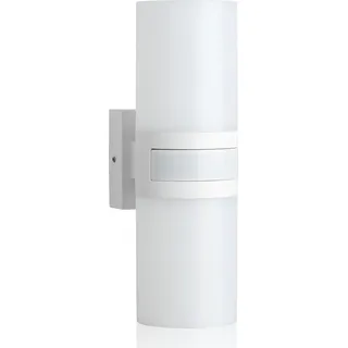sebson SEBSON® LED Außenleuchte Bewegungsmelder 20W 2200lm kaltweiß 5800K - Außenwandleuchte up down, Sensor 12m / 180° - Lampe Außen 230V