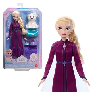 Mattel Disney Elsa-Puppe mit Bär (JFG16)