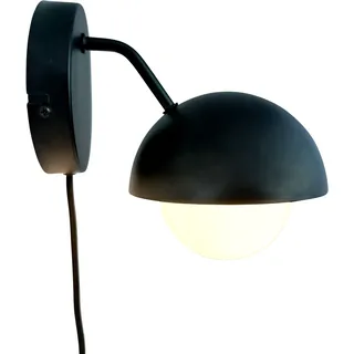Wandleuchten Wandlampe LED Wandbeleuchtung Leselampe Wand Nachttischlampe Wohnzimmer Metall Schlafzimmer Rose schwarz - Schwarz