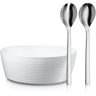 WMF Nuova Salatbesteck-Set mit Salatschüssel 3-teilig,