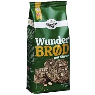 Bauckhof Wunderbr√∂d mit Nüssen glutenfrei 0,6 kg