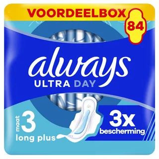 Always Ultra Damenbinden Long Plus mit Flügeln 84 St.