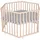 roba® Laufgitter »Style, buche, 6-eckig« bis 15 kg mit Schutzeinlage und Nestchen,