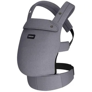 Momcozy Babytrage , Hellgrau , Textil , Füllung: Baumwollfüllung , 16x31x14.5 cm , gepolsterter Schultergurt , Baby on Tour, Babytragen & Tragetücher
