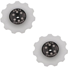 Enduro Bearings Unisex Erwachsene Rad XD-15-SRAM 9,10 or 11 Speed-Weiß Jockey Wheel Sets, Metall, One Size