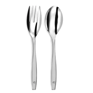 Lou Laguiole Figur satiniert 2 Servierbestecke