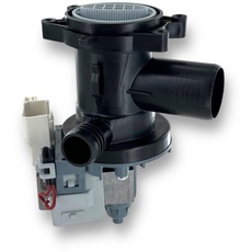 DL-pro Ablaufpumpe für Whirlpool Bauknecht 481010584942 HANYU Pumpe Entleerungspumpe mit Pumpenkopf und Sieb für Waschmaschine
