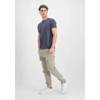 Cargohose ALPHA INDUSTRIES "Airman Pant", Herren, Gr. 38, Normalgrößen, beige (vintage sand), Obermaterial: 98% Baumwolle, 2% Elastan; Futter: 100% Baumwolle, Hosen Cargohose
