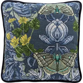 Bothy Threads gestempeld wandtapijt kussen borduurpakket "Fatale Anemoon", TAM2, 36x36cm, DIY