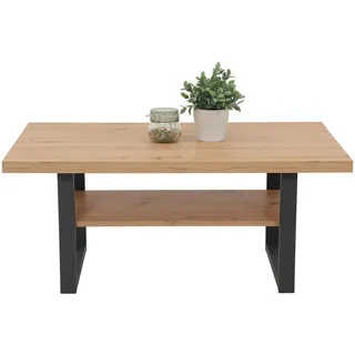 Hela Couchtisch Anton Schwarz Eiche 105 x 45 x 69 cm