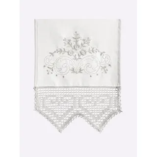 Heine home Querbehang Stangendurchzug 1, weiß,